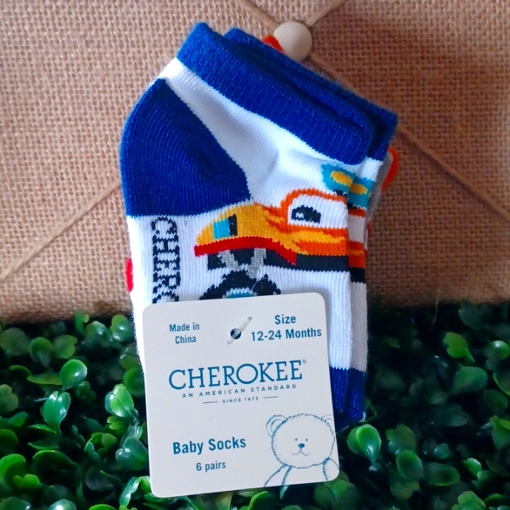 Cherokee baby socks 6pair